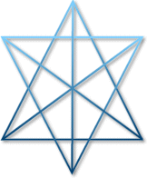 Six-pointed star indicating areas of strength